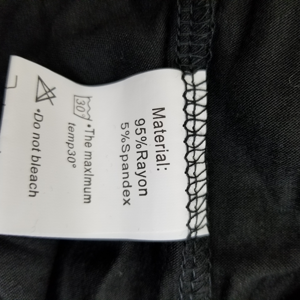 NEW Black Scoop Back Maxi Lounge Dress Sz L - Picture 9 of 10